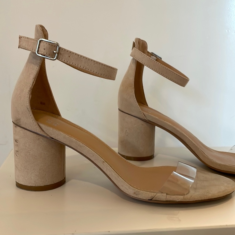 Urban Outfitters Heeled sandals with clear strap
